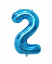 Foil Balloon - Numerals - 0 to 9, Blue
